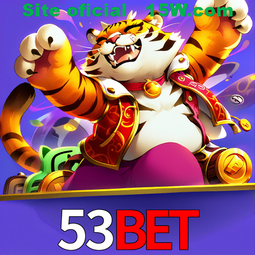 Imagem promocional da 53bet mostrando a plataforma e suas vantagens